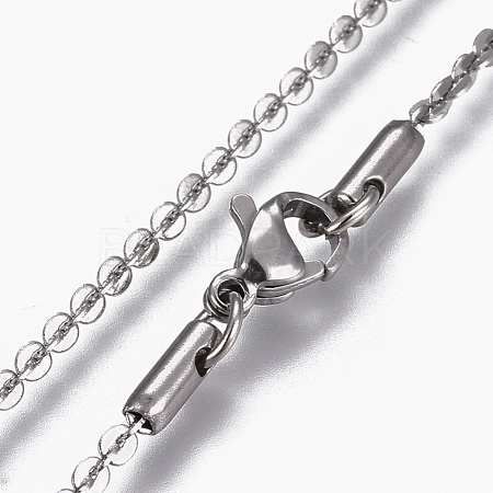 304 Stainless Steel Chains Necklaces NJEW-L167-10-P-1