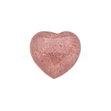 Natural Strawberry Quartz Heart Sculpture Display Decorations PW-WG48DEF-10-1