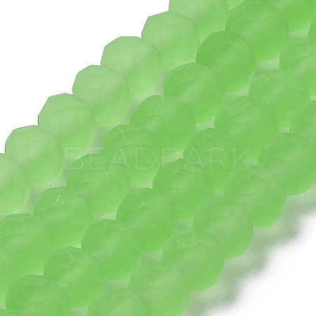 Transparent Glass Beads Strands EGLA-A034-T4mm-MD09-1