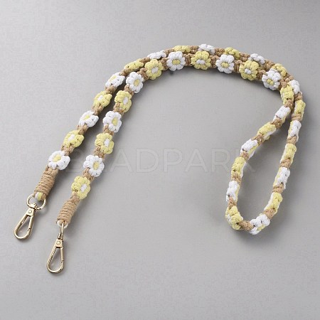 Cotton Rope Shoulder Phone Straps AJEW-WH20026-01L-1