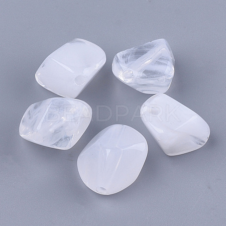 Acrylic Beads X-OACR-T006-146-1