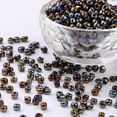 (Repacking Service Available) 6/0 Glass Seed Beads SEED-C018-4mm-602-1