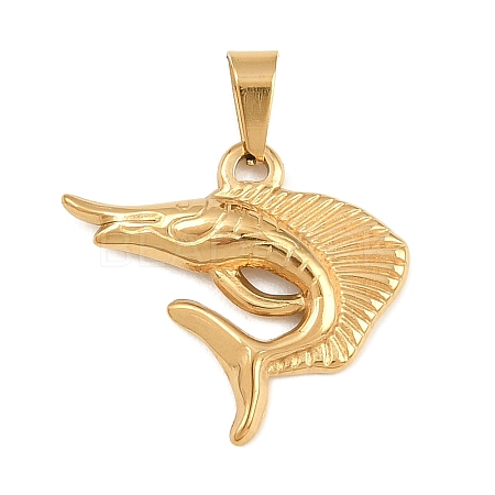 Ion Plating(IP) 304 Stainless Steel Pendants STAS-B141-03C-G-1