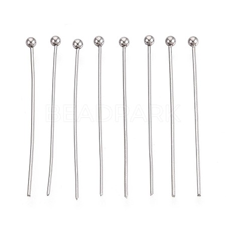 304 Stainless Steel Head Pins STAS-T065-30mm-20P-1