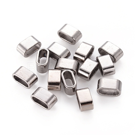 Tibetan Style Slider Charms for Leather Bracelet Making TIBEB-A101908-B-FF-1