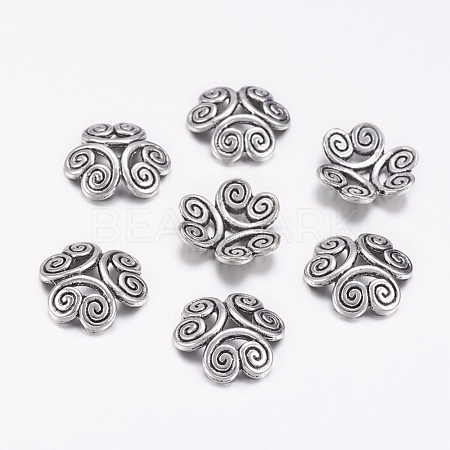 Tibetan Style Bead Caps X-EA483Y-1