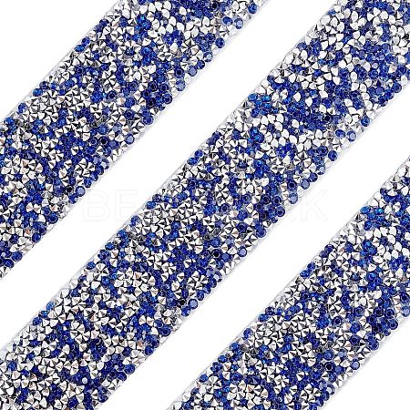 Glitter Resin Hotfix Rhinestone DIY-FG0001-51-1