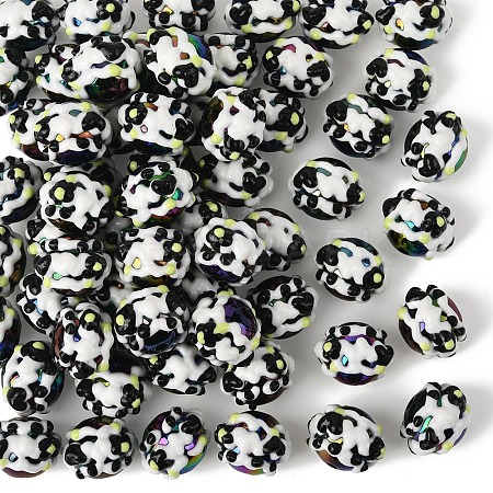 Opaque Acrylic Beads SACR-YW0002-78A-05-1