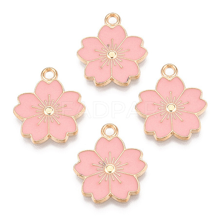 Alloy Enamel Pendants X-ENAM-S121-115J-1