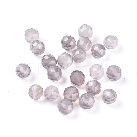 Natural Grey Agate Beads G-G803-01-1