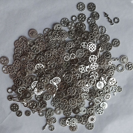 Zinc Alloy  Open Back Bezel Cabochons PALLOY-WH0072-82P-RS-1