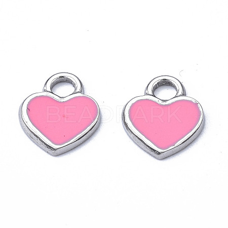 201 Stainless Steel Charms STAS-S080-045P-07-NR-1