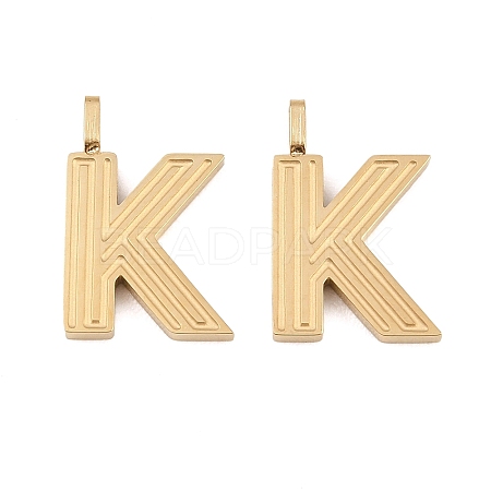 304 Stainless Steel Pendants STAS-L022-589K-1