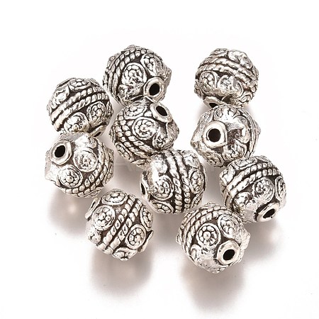 Tibetan Style Alloy Beads TIBEB-L004-092AS-1