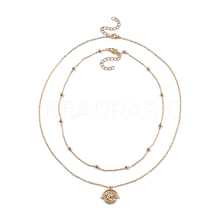 Pendant Necklaces & Chain Necklaces Sets NJEW-JN02915-1