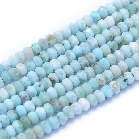 Natural Larimar Beads Strands G-I279-D01-02-1