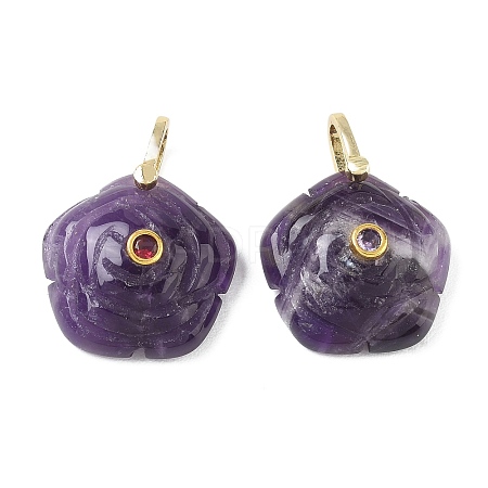 Natural Amethyst Carved Pendants GG-CBAF4FB-01G-07-1