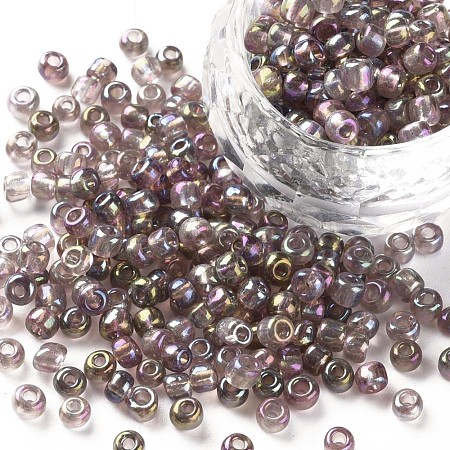 6/0 Round Glass Seed Beads SEED-US0003-4mm-176-1