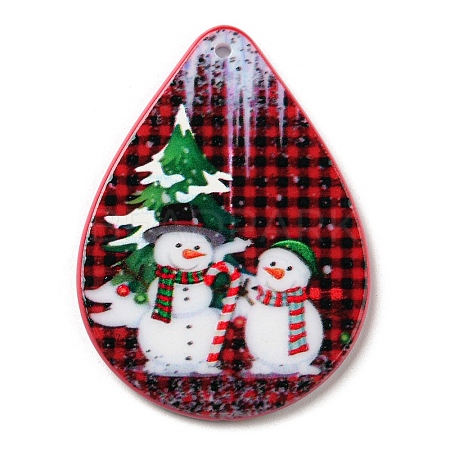 Christmas Theme Acrylic Pendants MACR-C024-01C-1