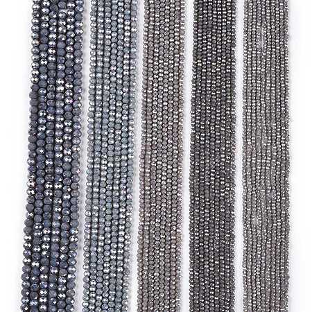 Electroplate Glass Beads Strands LS-EGLA-A044-P8mm-B10-1