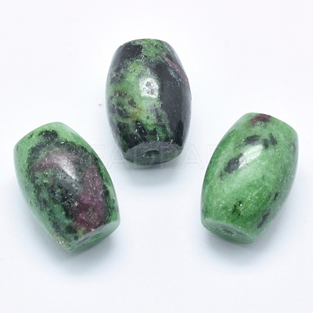 Natural Ruby in Zoisite Beads G-P384-U22-1