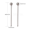 304 Stainless Steel Ball Head pins STAS-N017-02-18mm-2
