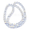 Electroplate Baking Paint Transparent Glass Beads Strands GL-CBA2ED2-05J-2