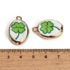 Printed Handmade Porcelain with Brass Pendants PR-CBAB520-07B-3