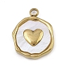 Natural White Shell Pendants STAS-D385-01C-G-1