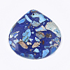 Assembled Synthetic Imperial Jasper and Natural Lapis Lazuli Pendants G-S329-032-2