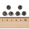 Polymer Clay Rhinestone Beads RB-N006-71-3