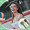 4 Rolls 4 Colors Sport Ball Print Grosgrain Ribbon OCOR-PH0004-07A-6