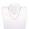 Stainless Steel Enamel Cable Chains Necklaces NJEW-JN02731-4