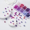 10 Style Spray Painted & Drawbench Transparent & Baking Paint Glass Beads GLAA-YW0001-26A-5