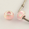 Drawbench Resin European Large Hole Beads DACR-S011-09-1
