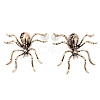 Alloy Rhinestone Stud Earrings EJEW-H155-01AG-2