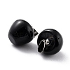 Natural Obsidian Pendants G-Z022-01C-3