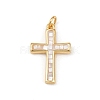 Brass Enamel Pendants KK-L255-07G-2
