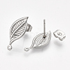 Non-Tarnish 304 Stainless Steel Stud Earring Findings STAS-S079-66B-1