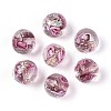 Handmade Foil Lampwork Beads LAMP-T021-33E-1
