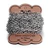 Tarnish Resistant 304 Stainless Steel Cable Chains CHS-P001-10P-0.8MM-2