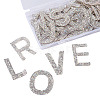 Craftdady Glitter Hotfix Rhinestone DIY-CD0001-10E-4