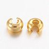 Brass Crimp Beads Covers KK-H291-NFG-NF-2