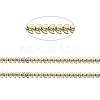 Handmade Brass Leaf Link Chain CHC-G017-08G-2