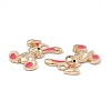 Alloy Enamel Pendants ENAM-C006-05KCG-03-3