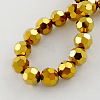 Electroplate Glass Bead Strands EGLA-R042-8mm-03-2