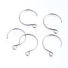 304 Stainless Steel Earring Hooks STAS-O119-10P-A-1
