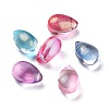 Transparent Glass Charms GGLA-M004-05B-1