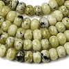 Natural Yellow Turquoise(Jasper) Beads Strands G-A280-A02-01-4