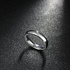 Fashionable 316L Titanium Steel Finger Rings for Women RJEW-BB07173-8-3
